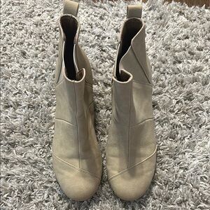 Toms Beige Ankle Booties